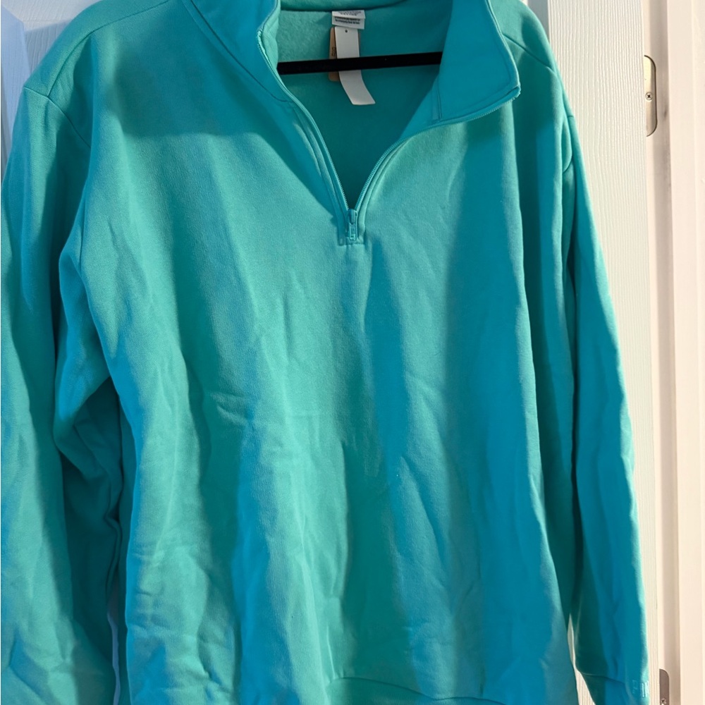 VS Aqua/Turquoise Quarter-Zip Pullover